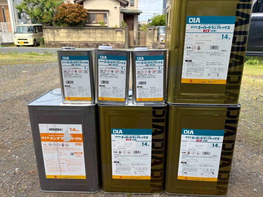 使った塗料、ダイヤスーパーセランフレックス