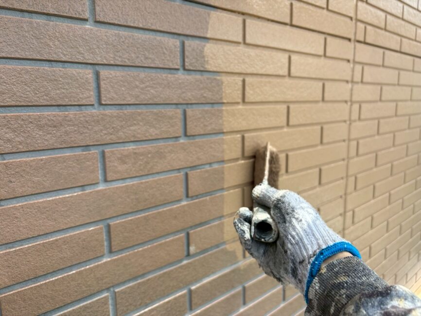 中塗り作業