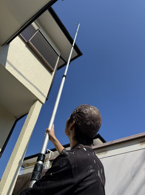 カメラによる屋根点検の様子