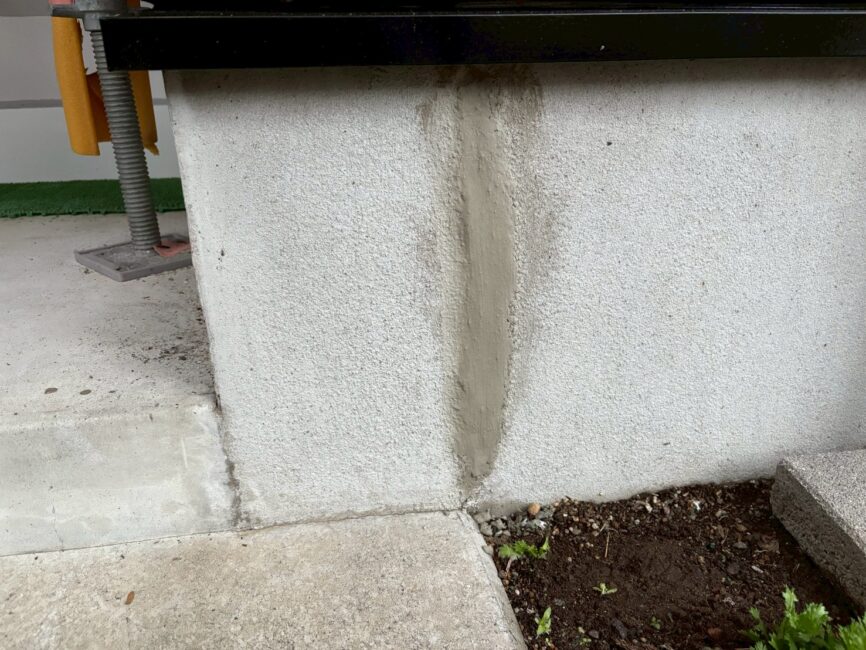 基礎補修後の様子