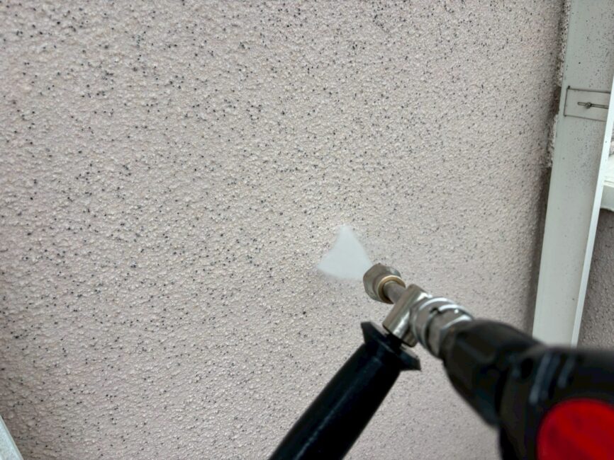 写真：洗浄後の外壁の状態